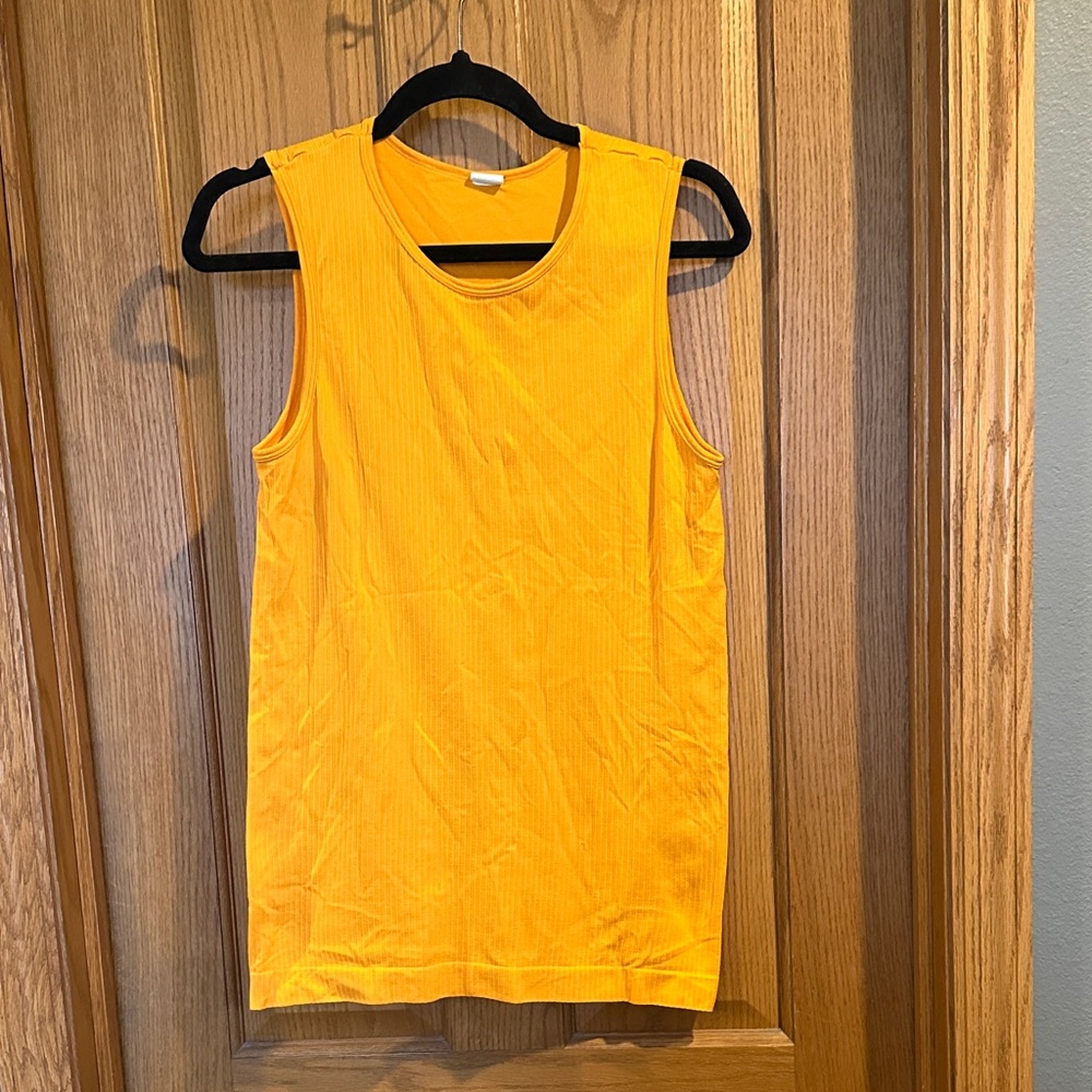 Zyia  Yellow workout Sleeveless Top
